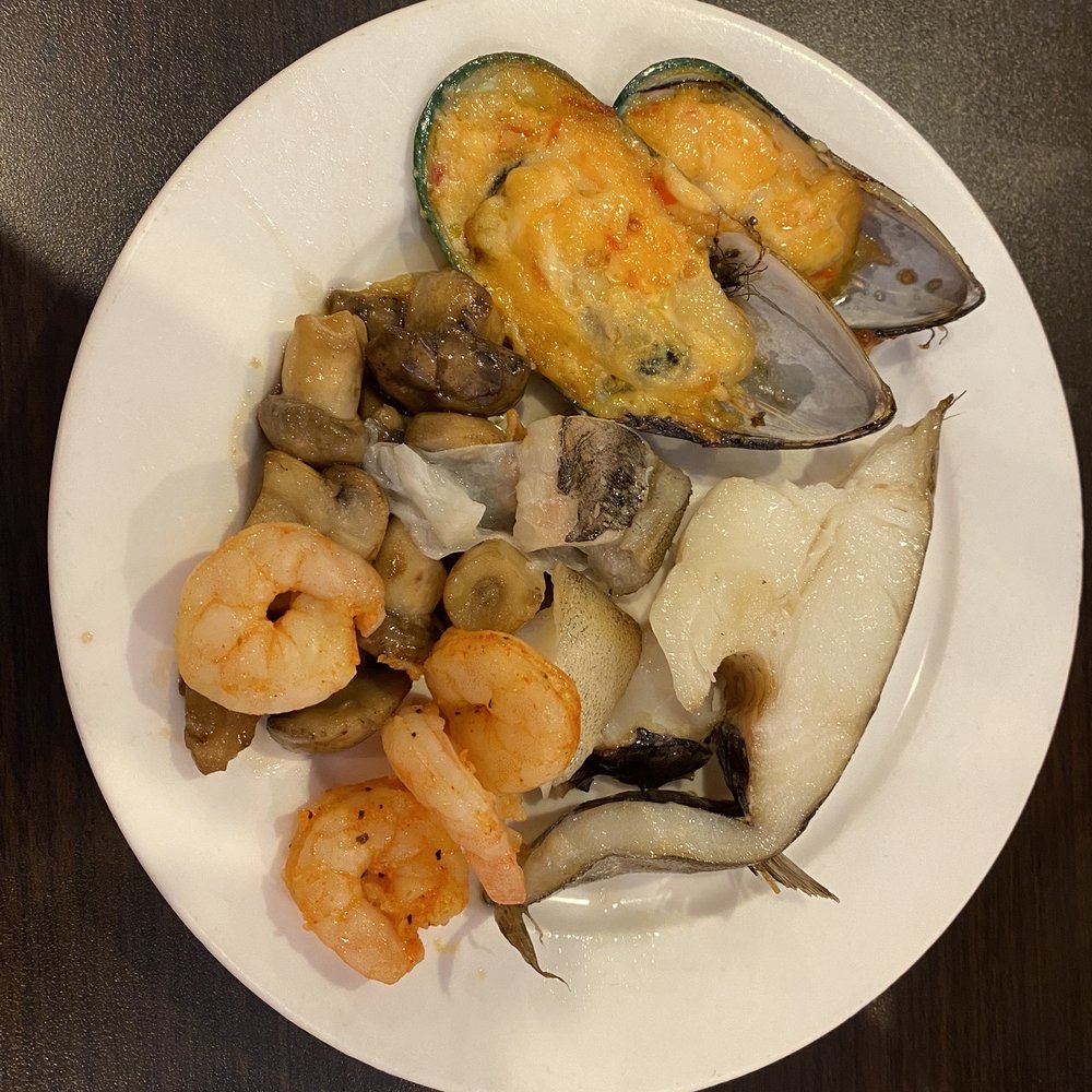 Hibachi China Buffet - a plate of seafood and shrimp - Chinese Near Me - Raleigh, North Carolina