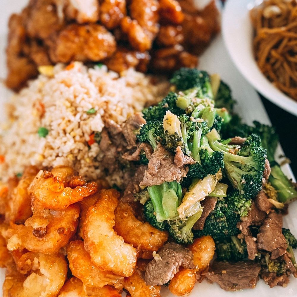 Panda Express - Honey Walnut Shrimp + beef broccoli - Fast Food Near Me - Kahului, Hawaii Panda Express - Honey Walnut Shrimp + beef broccoli - Fast Food Near Me - Kahului, Hawaii