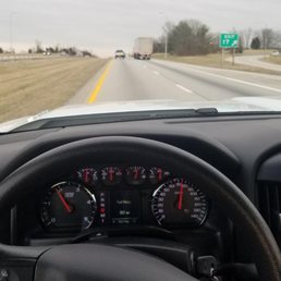 Driving on the straight interstate with the wheel at a solid angle after being aligned at Pep Boys... to the dealership she went! Driving on the straight interstate with the wheel at a solid angle after being aligned at Pep Boys... to the dealership she went!