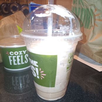 Panera Bread - My tiny tasteless Frozen Hot Chocolate drink. - Sandwiches Near Me - North Dartmouth, Massachusetts Panera Bread - My tiny tasteless Frozen Hot Chocolate drink. - Sandwiches Near Me - North Dartmouth, Massachusetts