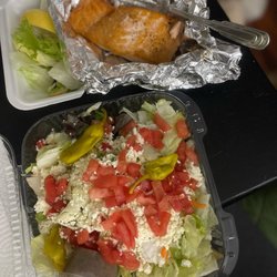 Tapas - Oh yeah, Greek salad with salmon! ig: @clinkdrinkeat.ct