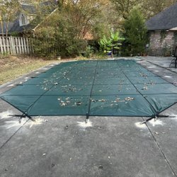 Linkins Pool Service - Winter cover installation