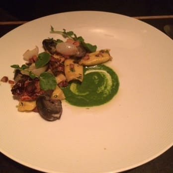 Bourbon Steak - Grilled calamari in a pesto sauce - Steakhouses Near Me - Washington, DC, District of Columbia