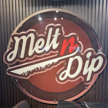 Melt n Dip - a sign in a restaurant - Ice Cream & Frozen Yogurt Near Me - Aurora, Illinois Melt n Dip - a sign in a restaurant - Ice Cream & Frozen Yogurt Near Me - Aurora, Illinois