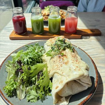 The Garden Table - Smoked Salmon Hash Plates  Breakfast burrito Fresh pressed juice flight - Breakfast & Brunch Near Me - Indianapolis, Indiana