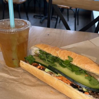 Mi-Sant Banh Mi - Grilled pork bánh mì & passion fruit green tea - Sandwiches Near Me - Brooklyn Park, Minnesota Mi-Sant Banh Mi - Grilled pork bánh mì & passion fruit green tea - Sandwiches Near Me - Brooklyn Park, Minnesota