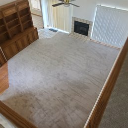 a view of the living room from the second floor