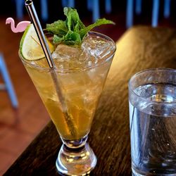 Cassis and Desist cocktail.