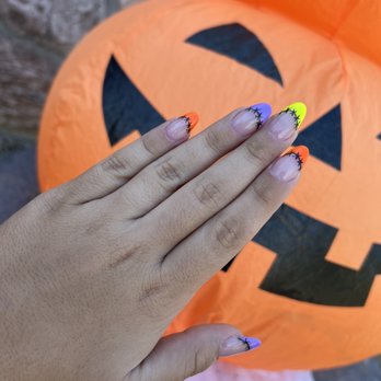 Peacock Nails - Halloween nails - Nail Salons Near Me - Lemon Grove, California Peacock Nails - Halloween nails - Nail Salons Near Me - Lemon Grove, California