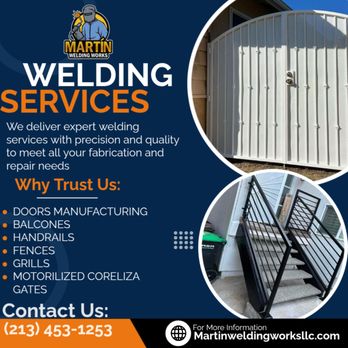 Martin Welding Works - We deliver expert welding services with precision and quality to meet all your fabrication and repair needs - Metal Fabricators Near Me - Los Angeles, California Martin Welding Works - We deliver expert welding services with precision and quality to meet all your fabrication and repair needs - Metal Fabricators Near Me - Los Angeles, California
