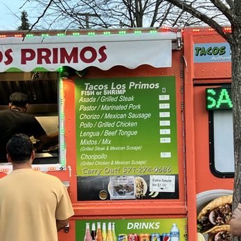 Tacos Los Primos - Food Trucks Near Me - Arlington, Virginia