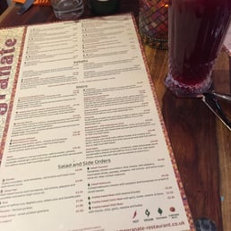Pomegrante juice