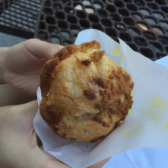 Beard Papa's - Cookie Crunch Puff with Chocolate Filling from Beard Papa's. - Desserts Near Me - Cupertino, California