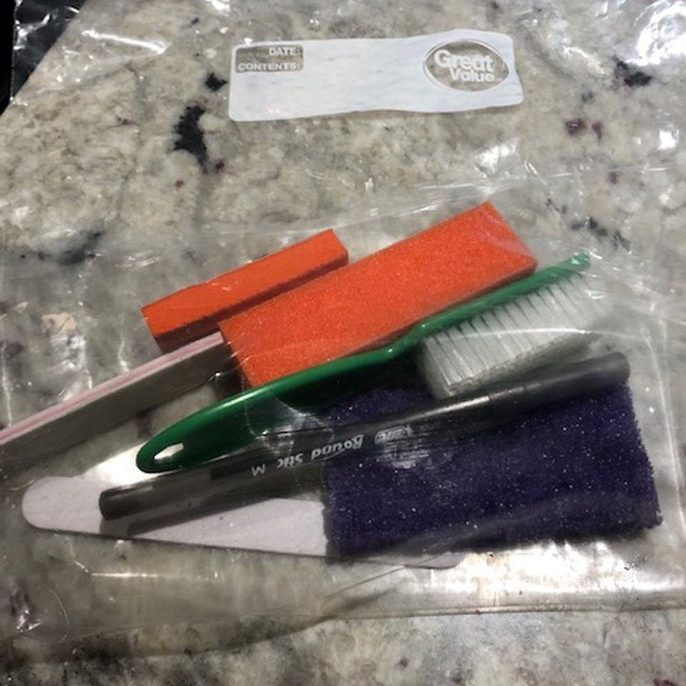 My very own bag of nail tools
