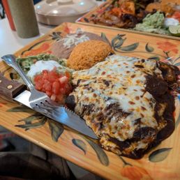 Mole enchiladas. Great hold flavor! Mole enchiladas. Great hold flavor!