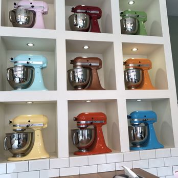 The Wall Of Kitchen Aid Mixers Yelp