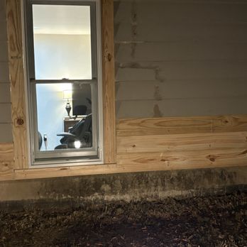 Grand Street Handyman  - Window replacement with new trim and siding - replaced due to water damage. - Handyman Near Me