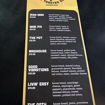 The Toasted Goat - the menu for the restaurant - Sandwiches Near Me - Kearney, Nebraska The Toasted Goat - the menu for the restaurant - Sandwiches Near Me - Kearney, Nebraska