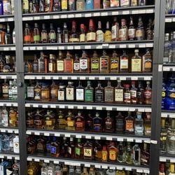 West Mobile Liquor - The wall selection.