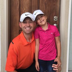 Cory Brooks Golf - Me and my daughter, my little prodigy in the making.