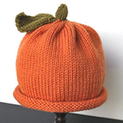 The Spinning Room - Knitted Pumpkin hat