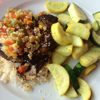 Sol Grill - The Cajun Swordfish! - New American Near Me - Newport Beach, California