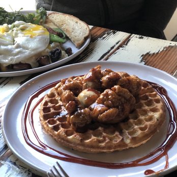 Revelry - Chicken and waffles - Wine Bars Near Me - Bozeman, Montana