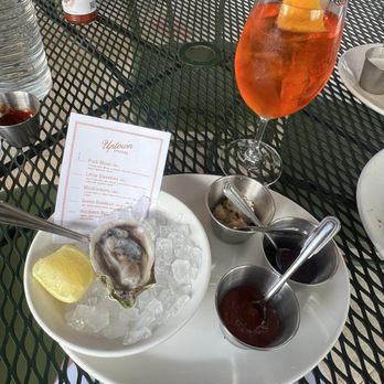Uptown - Pink Moon - East Coast Oyster, and Aperol Spritz - Sports Bars Near Me - Austin, Texas