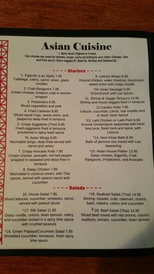 Menu photo 8 Asian Cuisine Worland, WY