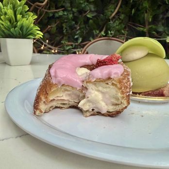 Dominique Ansel Bakery - Inside the Cronut of May 2026- Strawberry Milkshake with Brown Butter Ganache - Bakeries Near Me - New York, New York Dominique Ansel Bakery - Inside the Cronut of May 2026- Strawberry Milkshake with Brown Butter Ganache - Bakeries Near Me - New York, New York