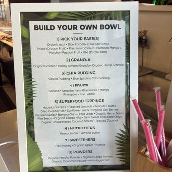 Amazonia Bowl - Build your own bowl options - Acai Bowls Near Me - Huntington Beach, California Amazonia Bowl - Build your own bowl options - Acai Bowls Near Me - Huntington Beach, California