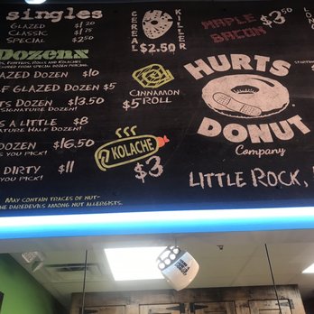 Hurts Donuts - Menu - Donuts Near Me - Little Rock, Arkansas Hurts Donuts - Menu - Donuts Near Me - Little Rock, Arkansas