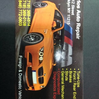 Carlos Auto Repair - Information card - Auto Repair Near Me - Brooklyn, New York Carlos Auto Repair - Information card - Auto Repair Near Me - Brooklyn, New York