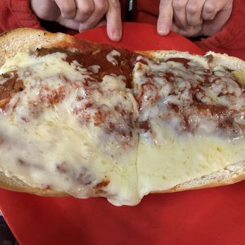 Crown Pizza - Eggplant & meatball grinder - Pizza Near Me - Waterford, Connecticut Crown Pizza - Eggplant & meatball grinder - Pizza Near Me - Waterford, Connecticut