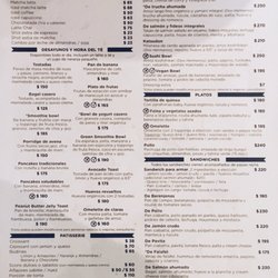 Birkin - Menu