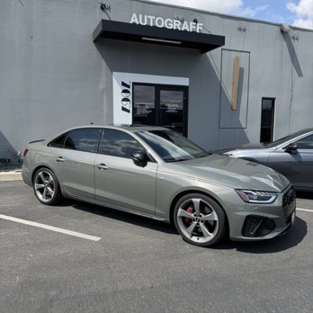 Autograff Tints & PPF - The Audi A4 has been completed in the Xpel XR Black - Car Window Tinting Near Me - North Hollywood, California Autograff Tints & PPF - The Audi A4 has been completed in the Xpel XR Black - Car Window Tinting Near Me - North Hollywood, California