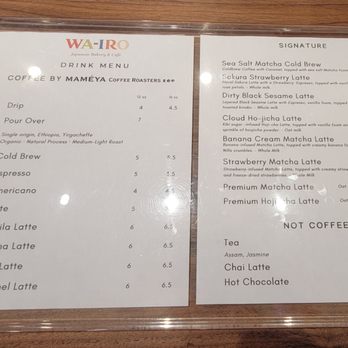 Wa-Iro - DRINK MENU - June 2026 - Bakeries Near Me - Pasadena, California Wa-Iro - DRINK MENU - June 2026 - Bakeries Near Me - Pasadena, California