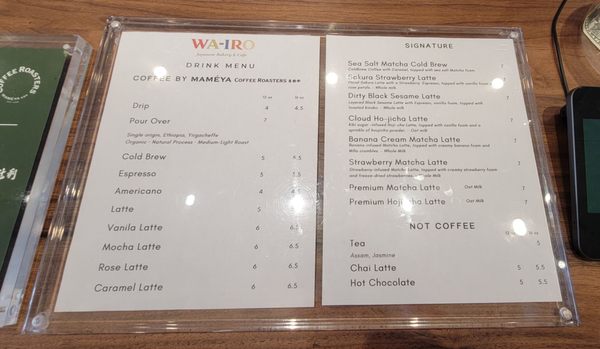 Menu photo 2 Wa-Iro Pasadena, CA Menu photo 2 Wa-Iro Pasadena, CA