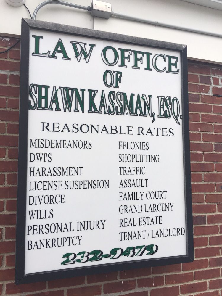 THE LAW OFFICE OF SHAWN R. KASSMAN ESQ CLOSED 110 Carleton Ave