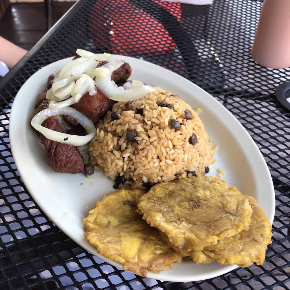 El Cerezal 2 - Rice/gandules, masitas de cerdo (pork) & tostones. - Puerto Rican Near Me - Cupey, Puerto Rico El Cerezal 2 - Rice/gandules, masitas de cerdo (pork) & tostones. - Puerto Rican Near Me - Cupey, Puerto Rico