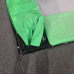 Get Air - Many unsafe equipment exposed or ripped.
