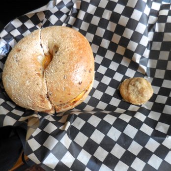 The Daily Bagel - Eggs, Cheese and Bacon Bagel sandwich - Bagels Near Me - Eugene, Oregon The Daily Bagel - Eggs, Cheese and Bacon Bagel sandwich - Bagels Near Me - Eugene, Oregon