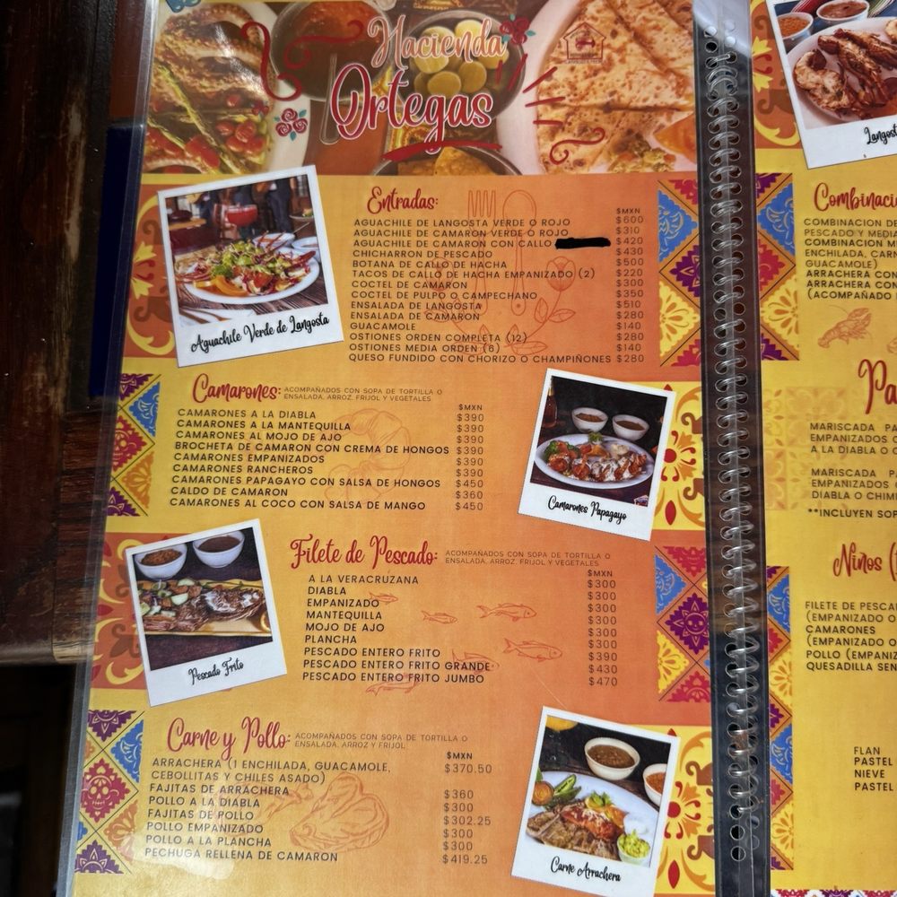 Hacienda Ortega's - Appetizers, shrimp, fish, carne and chicken - Mexican Near Me - Puerto Nuevo, BCN Hacienda Ortega's - Appetizers, shrimp, fish, carne and chicken - Mexican Near Me - Puerto Nuevo, BCN