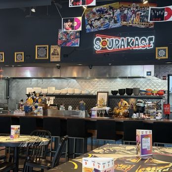 Soupa Saiyan 3 - Seating and kitchen area - Noodles Near Me - Orlando, Florida Soupa Saiyan 3 - Seating and kitchen area - Noodles Near Me - Orlando, Florida