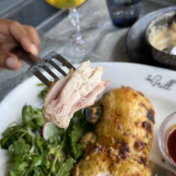 The Grill - 1/2 Chicken, slightly undercooked, still juicy and tender - American Near Me - Washington, DC, District of Columbia The Grill - 1/2 Chicken, slightly undercooked, still juicy and tender - American Near Me - Washington, DC, District of Columbia
