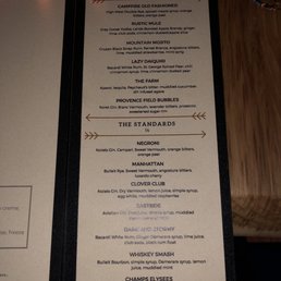 Photos For The Cabin Nyc Menu Yelp