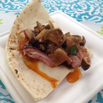 Home Place Pastures - Hill Country Boucherie event 8/21/2016 Como, MS Tapas serving of grilled pork jowl with vegetables on a wrap - Farmers Market Near Me - Como, Mississippi Home Place Pastures - Hill Country Boucherie event 8/21/2016 Como, MS Tapas serving of grilled pork jowl with vegetables on a wrap - Farmers Market Near Me - Como, Mississippi