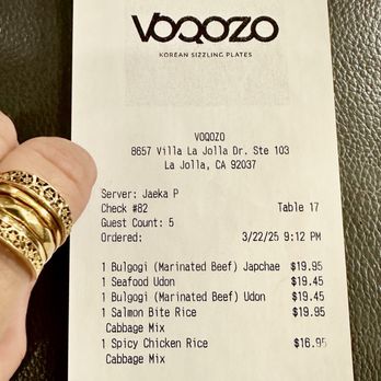 Voqozo - Thank u for the good food and service - Noodles Near Me - San Diego, California Voqozo - Thank u for the good food and service - Noodles Near Me - San Diego, California