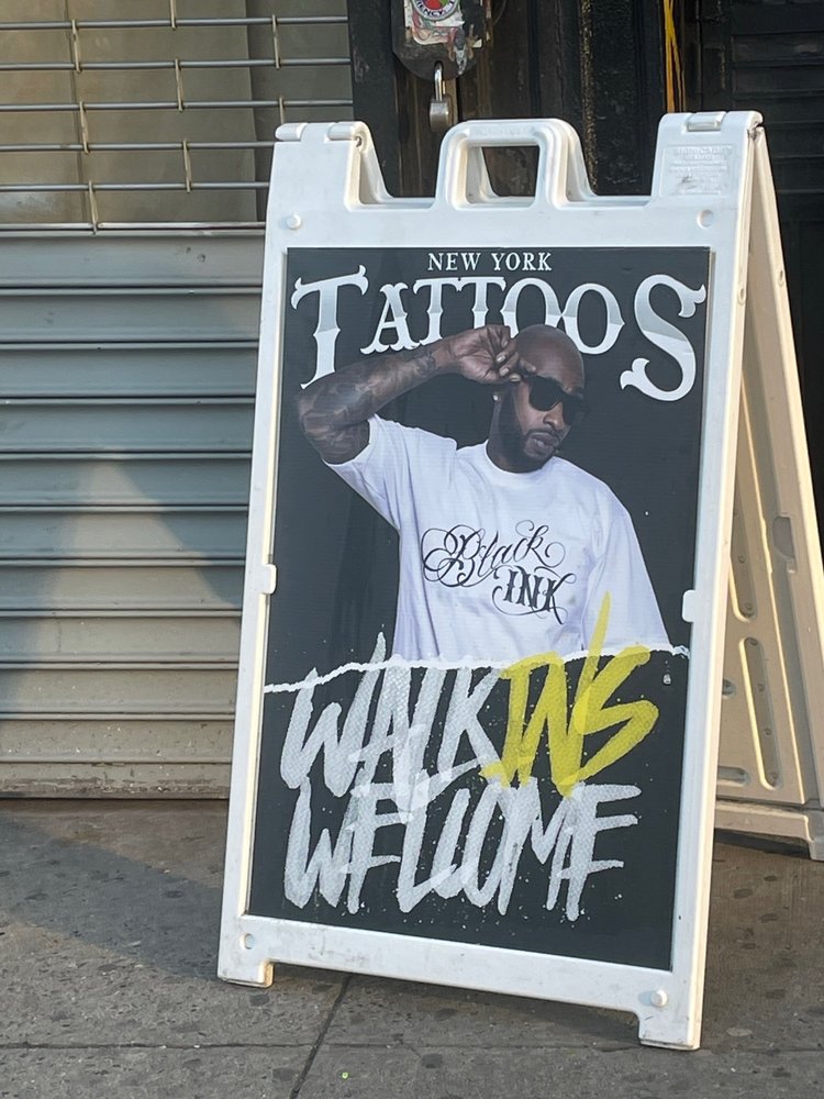 Black Ink NYC sign Yelp