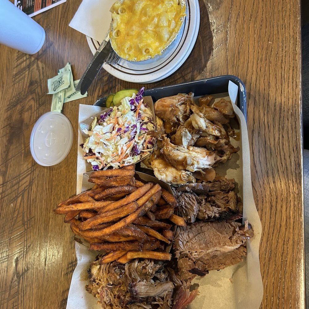 The Bone - 3 Meat Combos Platter - Barbeque Near Me - Gainesville, Virginia